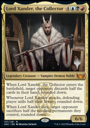 Lord Xander, the Collector (Promo Pack) [Streets of New Capenna Promos] - Destination Retro