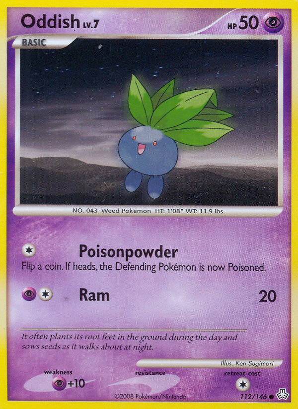 Oddish (112/146) [Diamond & Pearl: Legends Awakened] - Destination Retro