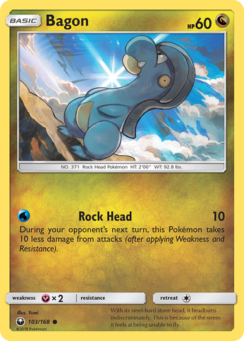 Bagon (103/168) [Sun & Moon: Celestial Storm] - Destination Retro