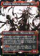 Solphim, Mayhem Dominus (Borderless Ichor Step-and-Compleat Foil) [Phyrexia: All Will Be One] - Destination Retro