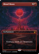 Blood Moon (Anime Borderless) (Confetti Foil) [Wilds of Eldraine: Enchanting Tales] - Destination Retro