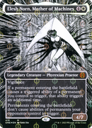 Elesh Norn, Mother of Machines (Borderless Manga Step-and-Compleat Foil) [Phyrexia: All Will Be One] - Destination Retro