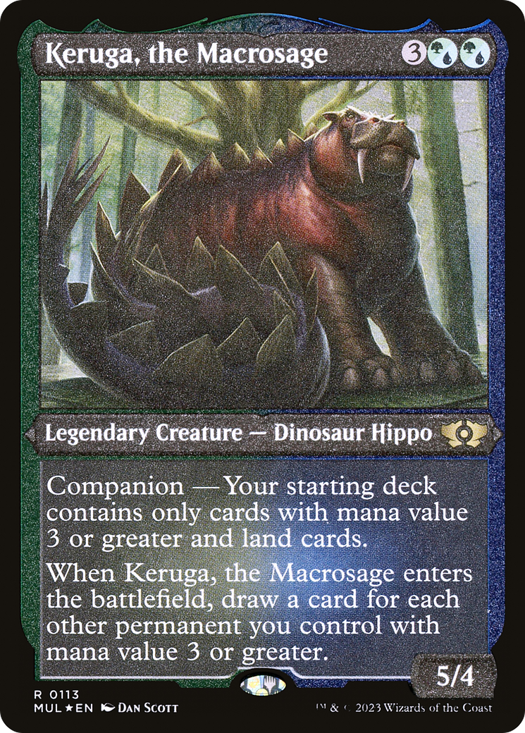 Keruga, the Macrosage (Foil Etched) [Multiverse Legends] - Destination Retro