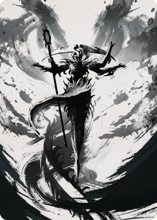 Atraxa, Grand Unifier 2 Art Card [Phyrexia: All Will Be One Art Series] - Destination Retro