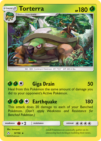 Torterra (9/156) [Sun & Moon: Ultra Prism] - Destination Retro