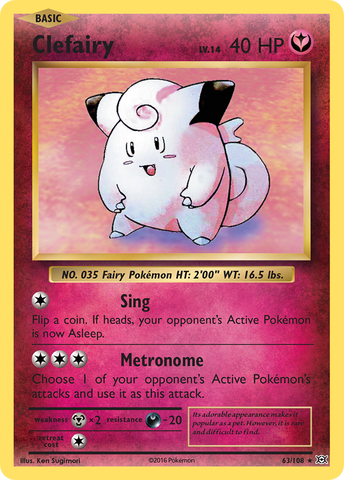 Clefairy (63/108) [XY: Evolutions] - Destination Retro