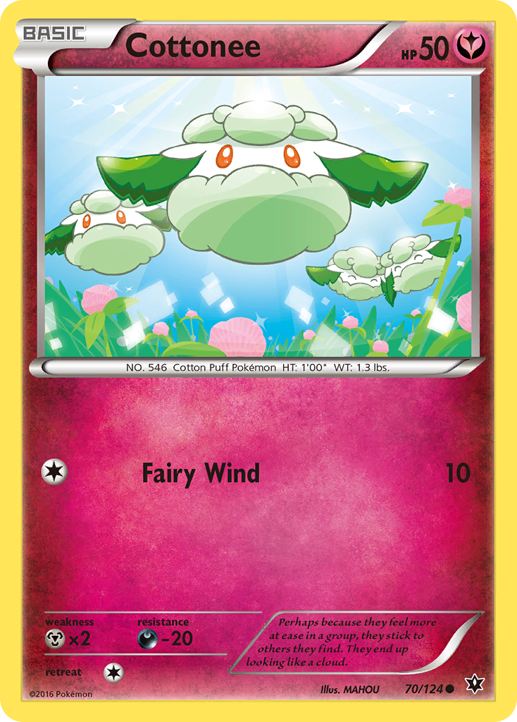 Cottonee (70/124) [XY: Fates Collide] - Destination Retro