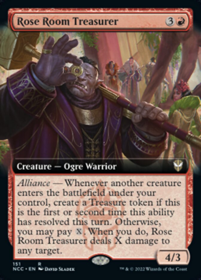 Rose Room Treasurer (Extended Art) [Streets of New Capenna Commander] - Destination Retro