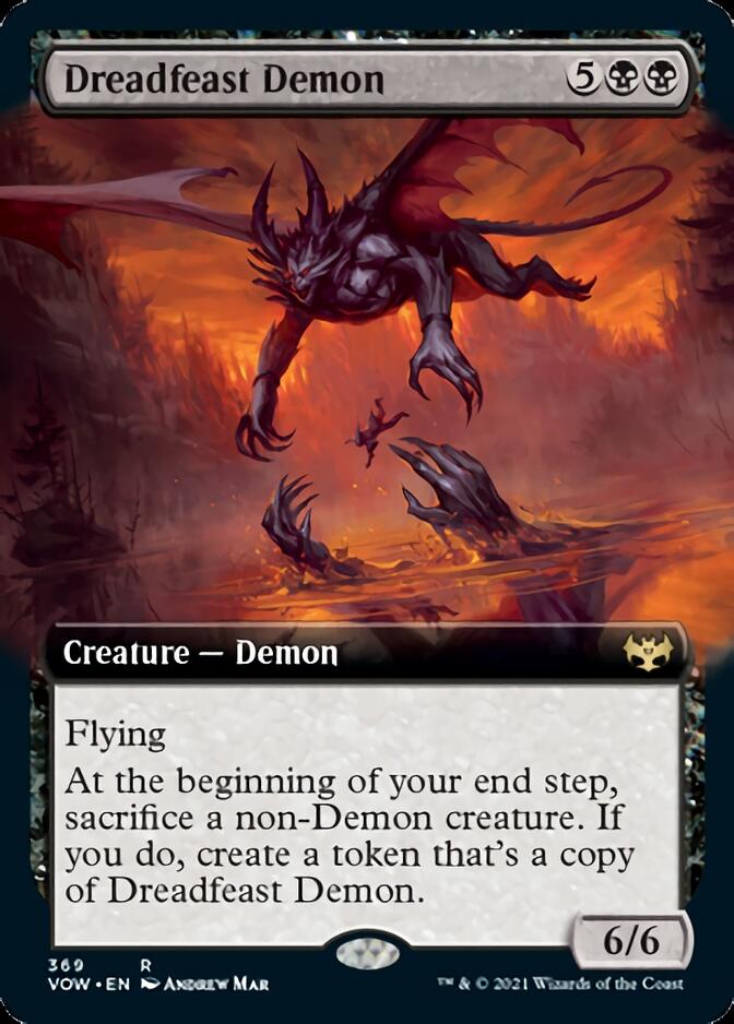 Dreadfeast Demon (Extended) [Innistrad: Crimson Vow] - Destination Retro