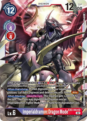 Imperialdramon: Dragon Mode [EX3-063] [Revision Pack Cards] - Destination Retro