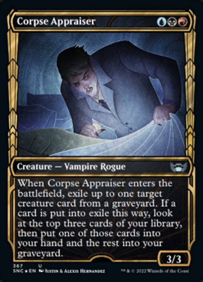 Corpse Appraiser (Showcase Golden Age Gilded Foil) [Streets of New Capenna] - Destination Retro