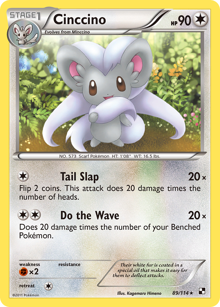 Cinccino (89/114) [Black & White: Base Set] - Destination Retro