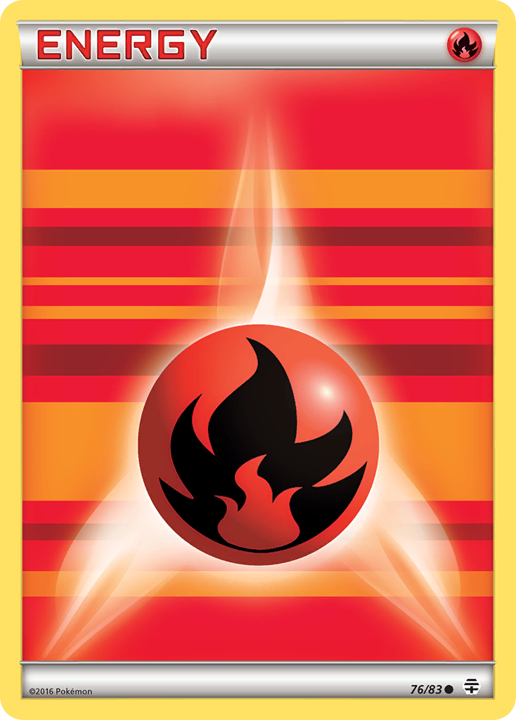 Fire Energy (76/83) [XY: Generations] - Destination Retro