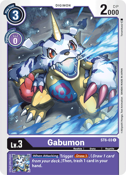 Gabumon [ST6-03] [Starter Deck: Venomous Violet] - Destination Retro
