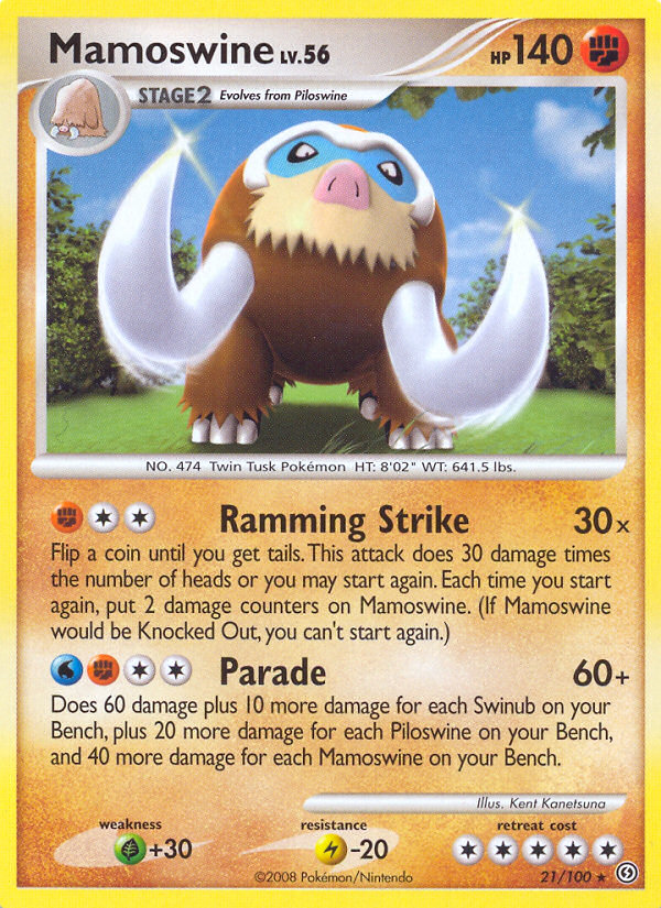 Mamoswine (21/100) [Diamond & Pearl: Stormfront] - Destination Retro