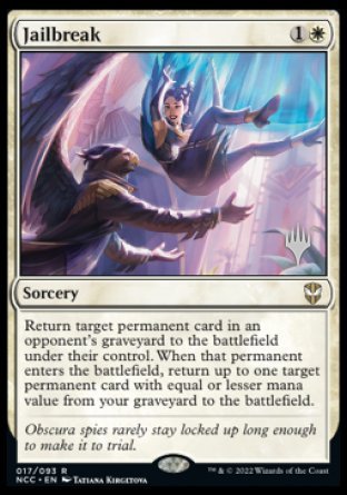 Jailbreak (Promo Pack) [Streets of New Capenna Commander Promos] - Destination Retro