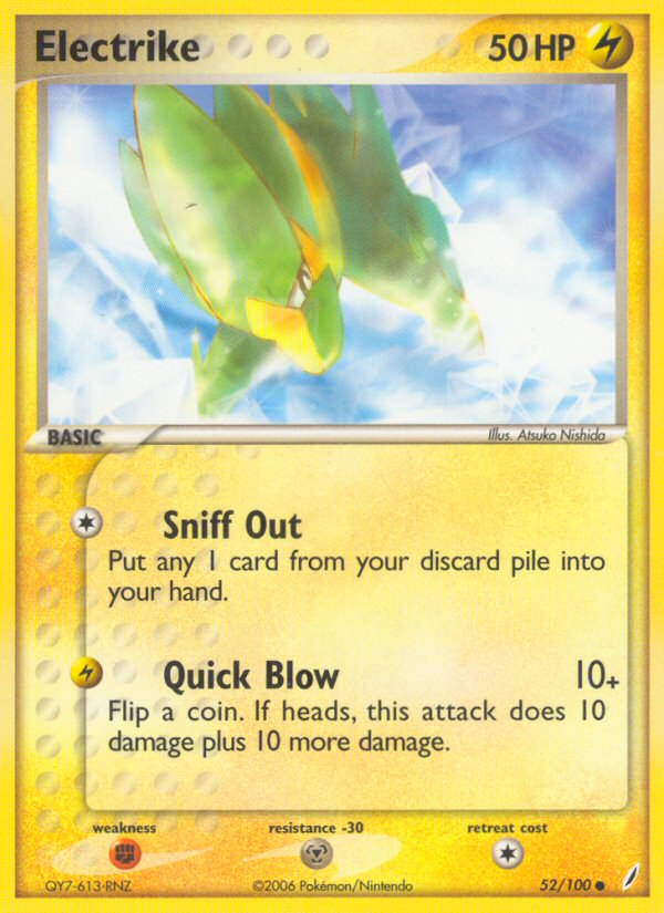 Electrike (52/100) [EX: Crystal Guardians] - Destination Retro