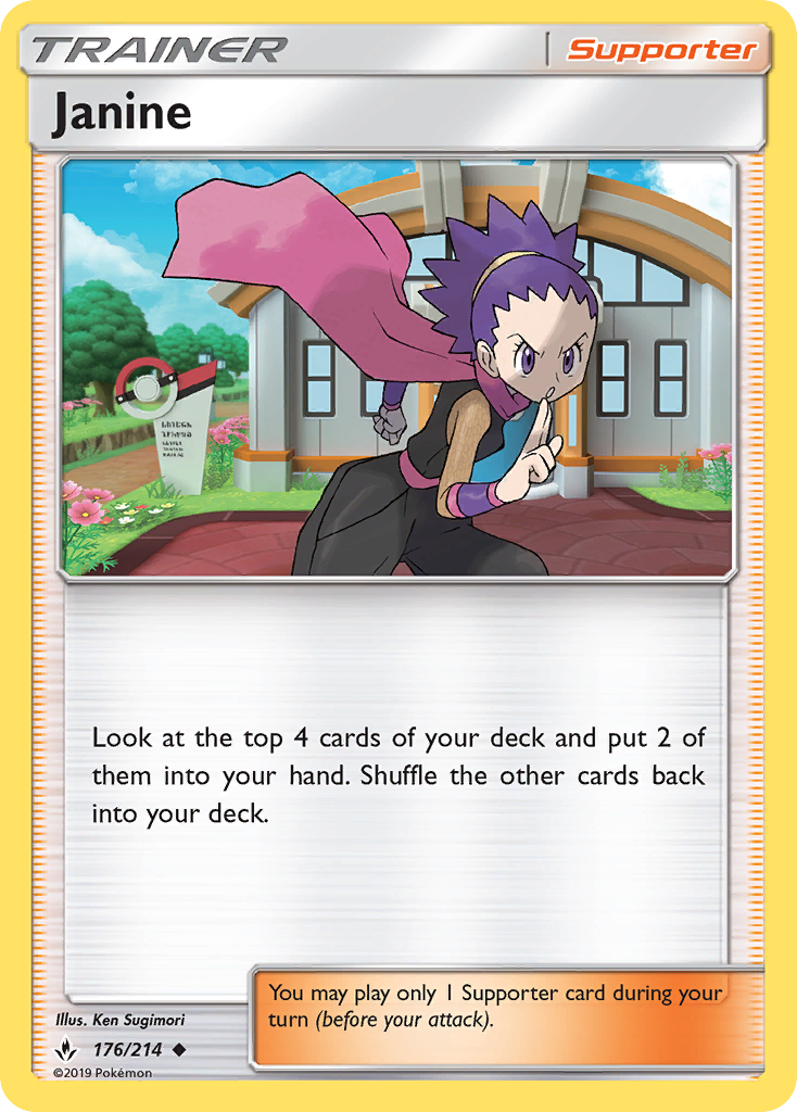 Janine (176/214) [Sun & Moon: Unbroken Bonds] - Destination Retro