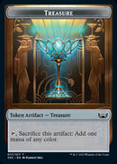 Treasure (017) // Angel Double-sided Token [Streets of New Capenna Tokens] - Destination Retro