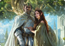 Aragorn and Arwen, Wed Art Card [The Lord of the Rings: Tales of Middle-earth Art Series] - Destination Retro