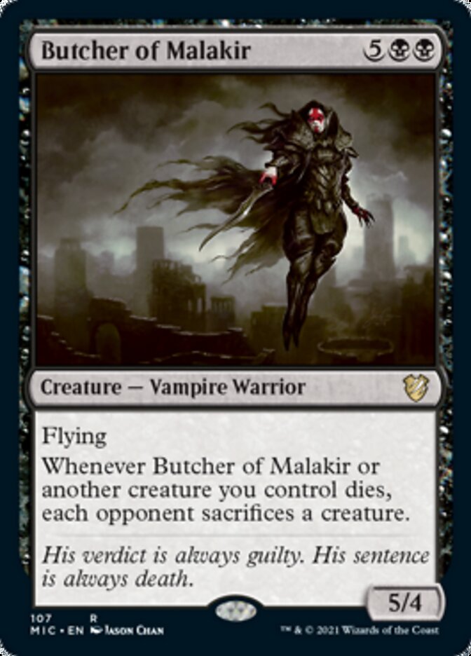 Butcher of Malakir [Innistrad: Midnight Hunt Commander] - Destination Retro