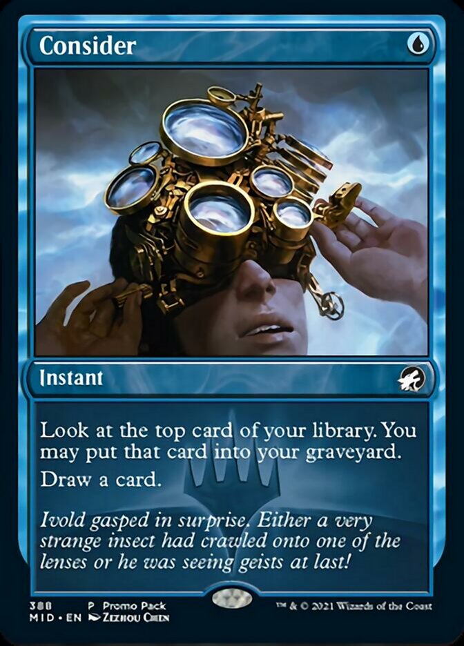 Consider (Promo Pack) [Innistrad: Midnight Hunt Promos] - Destination Retro