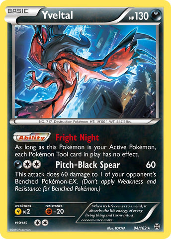 Yveltal (94/162) (Cosmos Holo) (Blister Exclusive) [XY: BREAKthrough] - Destination Retro