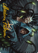 Phyrexian Arena Art Card (Gold-Stamped Signature) [Phyrexia: All Will Be One Art Series] - Destination Retro