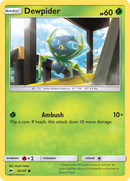 Dewpider (14/147) [Sun & Moon: Burning Shadows] - Destination Retro
