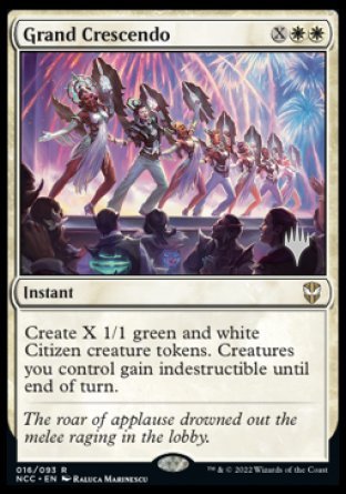 Grand Crescendo (Promo Pack) [Streets of New Capenna Commander Promos] - Destination Retro