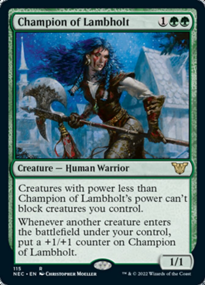 Champion of Lambholt [Kamigawa: Neon Dynasty Commander] - Destination Retro