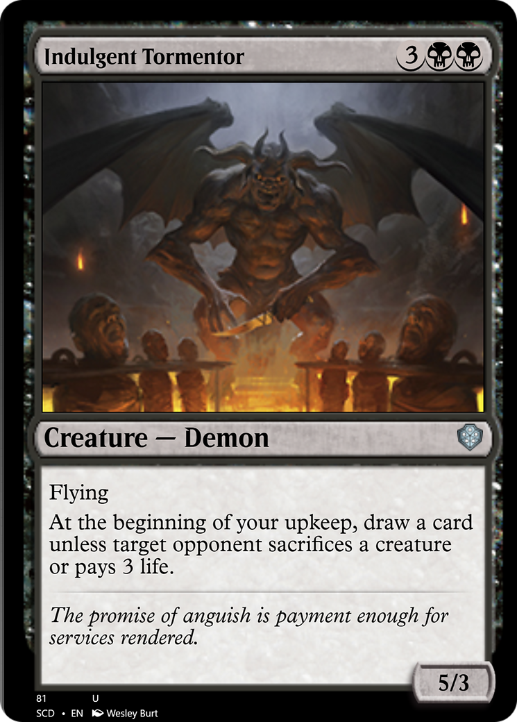 Indulgent Tormentor [Starter Commander Decks] - Destination Retro