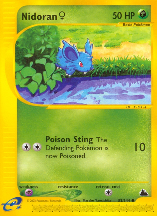 Nidoran (Female) (82/144) [Skyridge] - Destination Retro