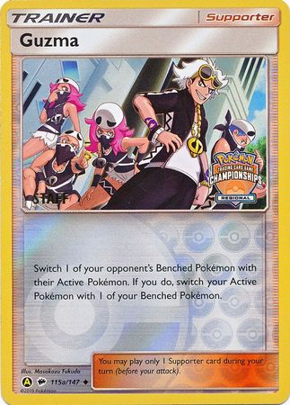 Guzma (115a/147) (Regional Championship Promo Staff) [Sun & Moon: Burning Shadows] - Destination Retro