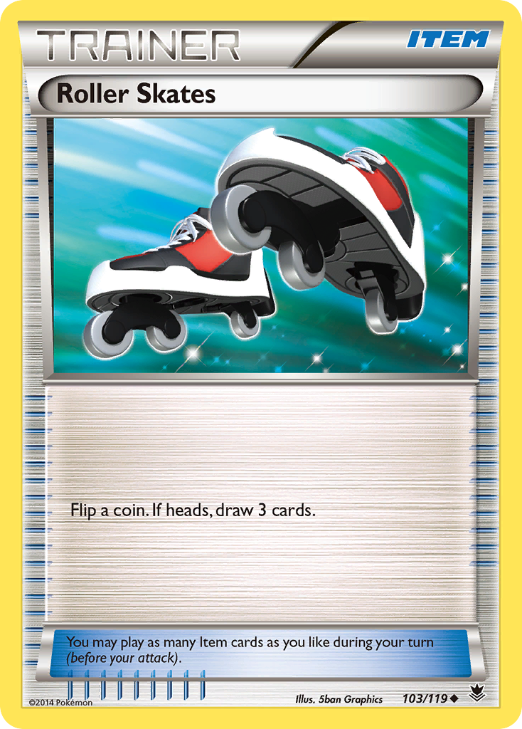 Roller Skates (103/119) [XY: Phantom Forces] - Destination Retro