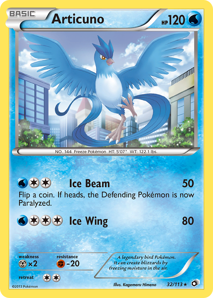 Articuno (32/113) [Black & White: Legendary Treasures] - Destination Retro