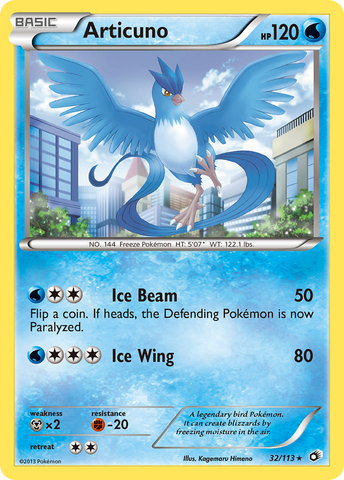 Articuno (32/113) [Black & White: Legendary Treasures] - Destination Retro