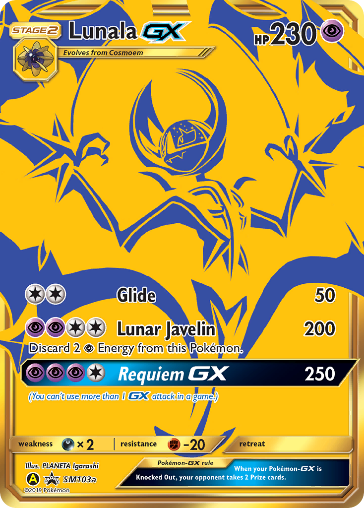 Lunala GX (SM103a) [Sun & Moon: Black Star Promos] - Destination Retro