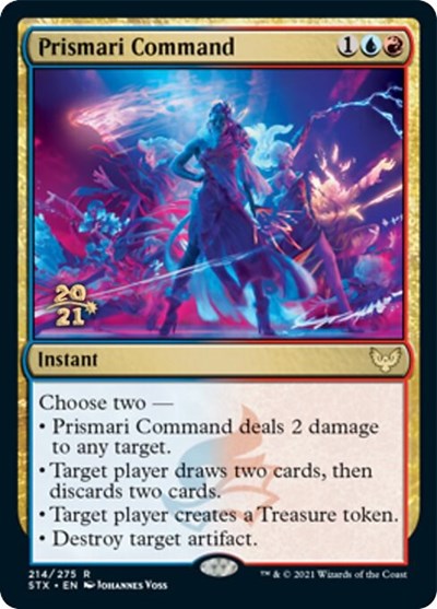 Prismari Command [Strixhaven: School of Mages Prerelease Promos] - Destination Retro