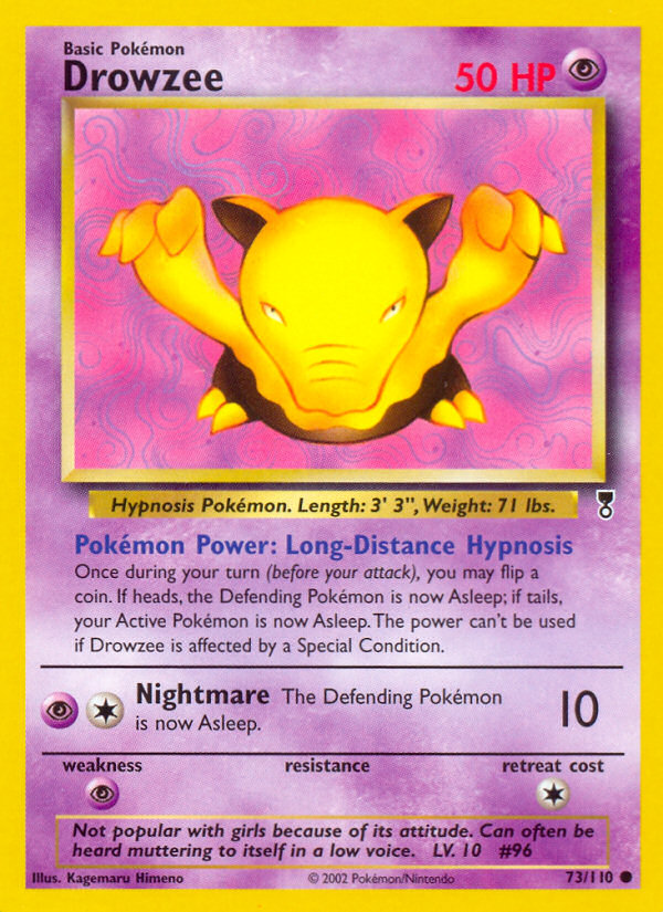 Drowzee (73/110) [Legendary Collection] - Destination Retro