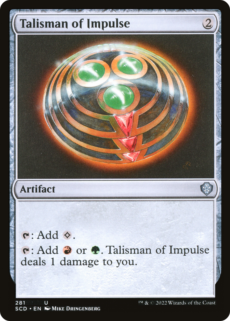 Talisman of Impulse [Starter Commander Decks] - Destination Retro