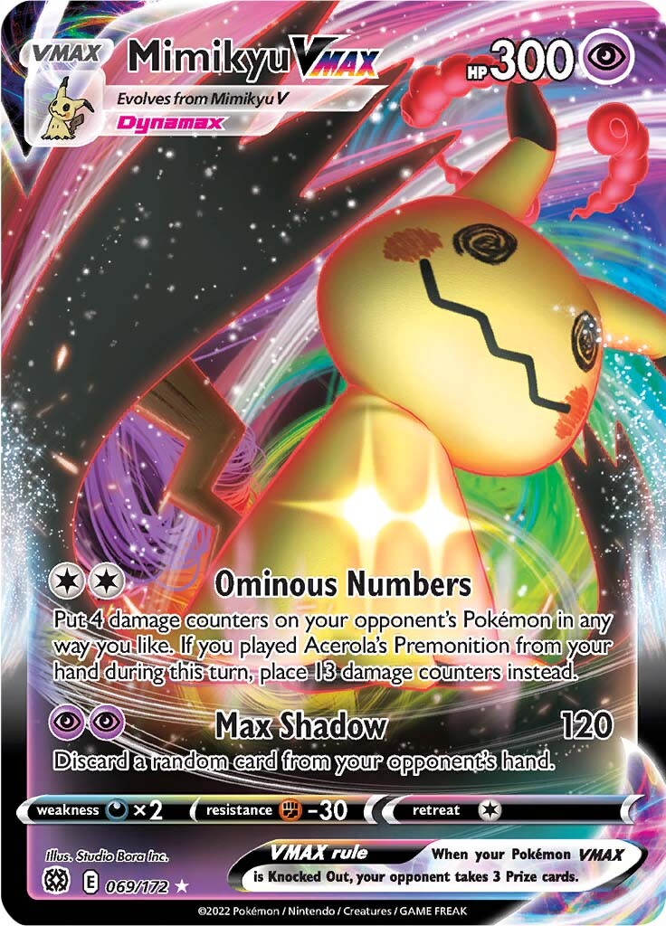 Mimikyu VMAX (069/172) [Sword & Shield: Brilliant Stars] - Destination Retro