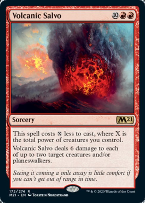 Volcanic Salvo [Core Set 2021] - Destination Retro