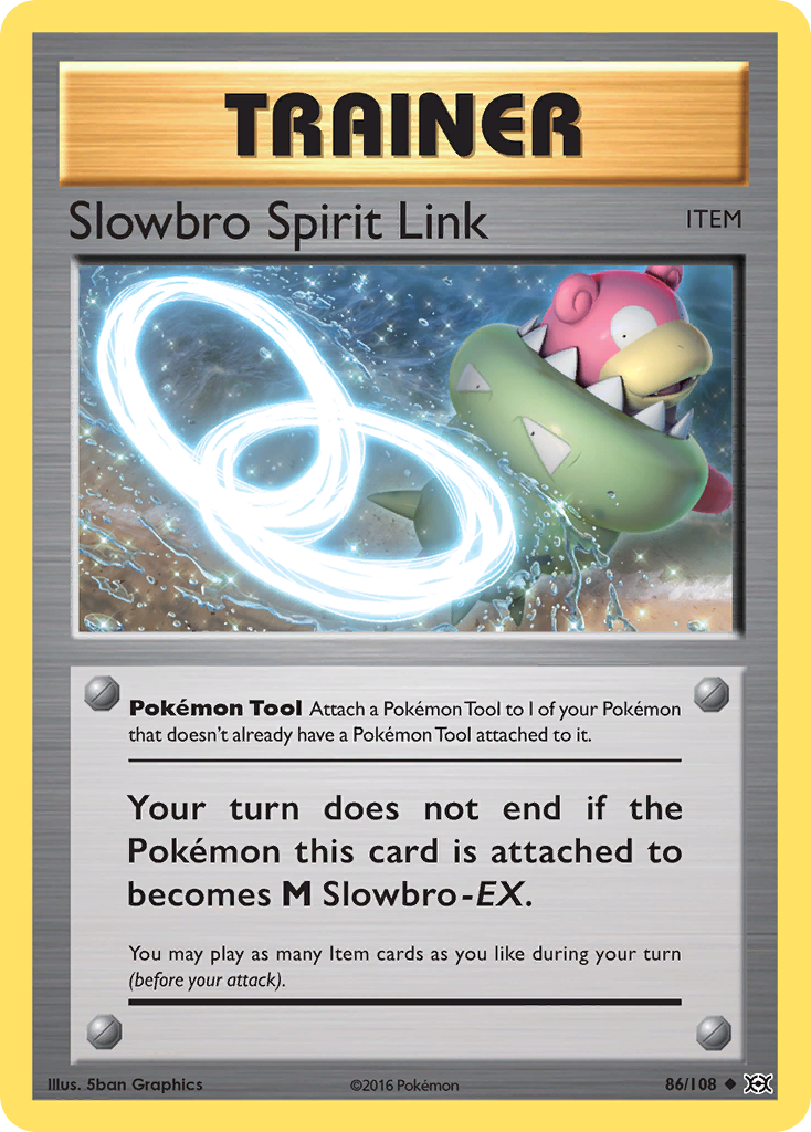 Slowbro Spirit Link (86/108) [XY: Evolutions] - Destination Retro