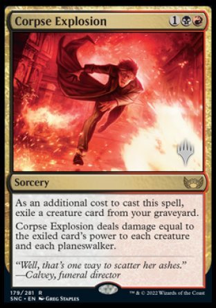 Corpse Explosion (Promo Pack) [Streets of New Capenna Promos] - Destination Retro