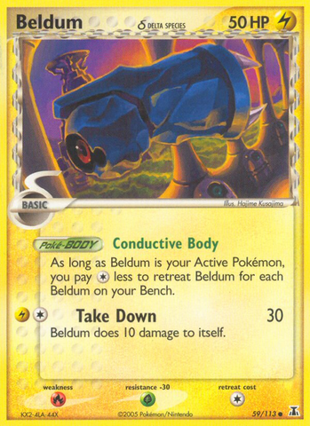 Beldum (59/113) (Delta Species) [EX: Delta Species] - Destination Retro