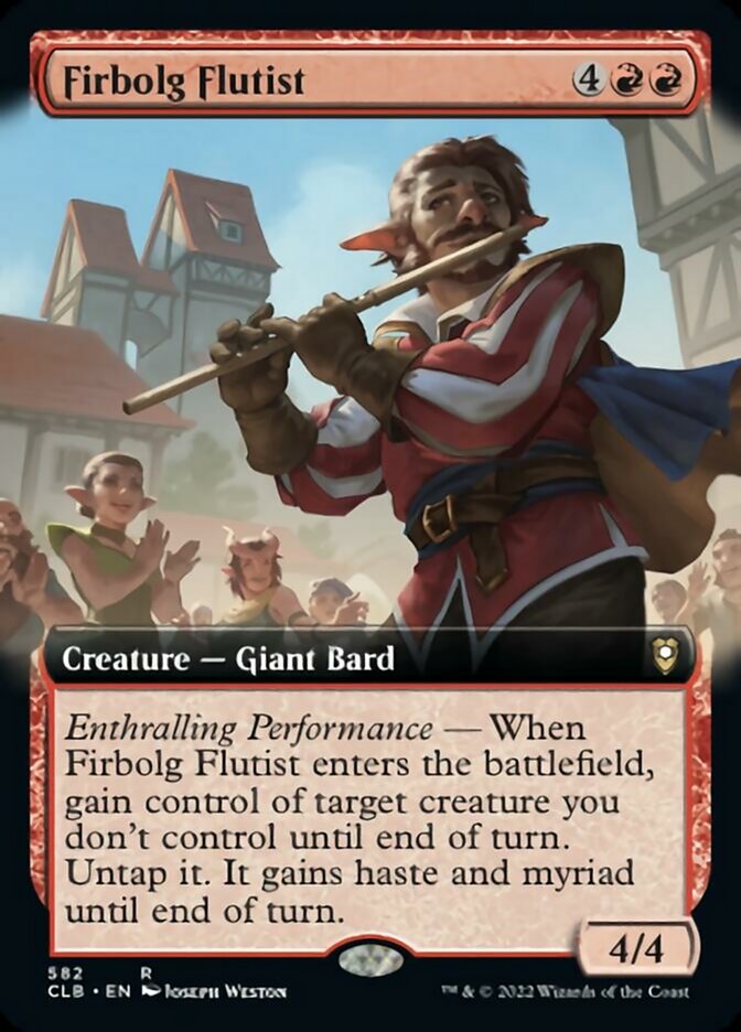 Firbolg Flutist (Extended Art) [Commander Legends: Battle for Baldur's Gate] - Destination Retro