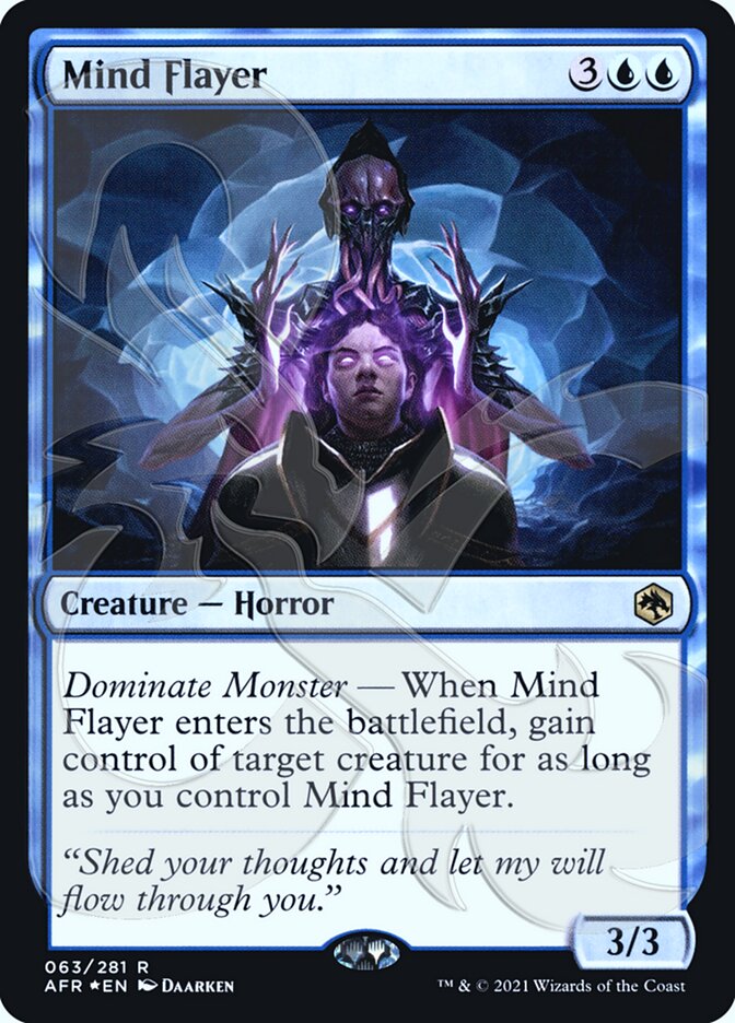 Mind Flayer (Ampersand Promo) [Dungeons & Dragons: Adventures in the Forgotten Realms Promos] - Destination Retro