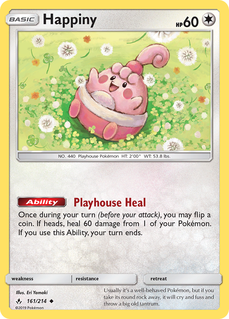Happiny (161/214) [Sun & Moon: Unbroken Bonds] - Destination Retro