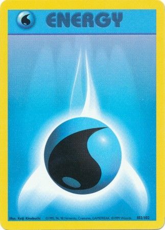 Water Energy (102/102) [Base Set Unlimited] - Destination Retro